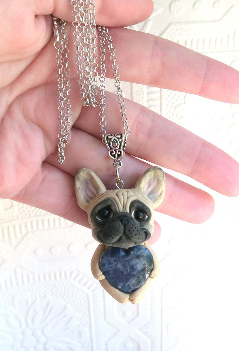 French Bulldog Hand made Resin Key chain – Furever Clay