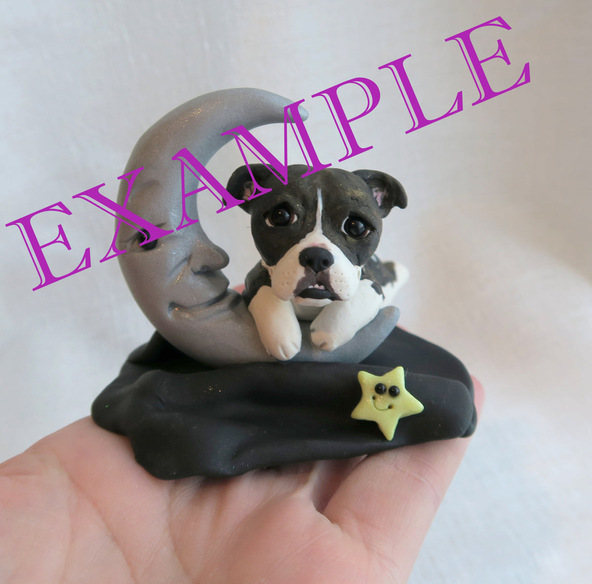 *RESERVED ORDER* for Chery* Hand Sculpted Collectible Pitbull- special order