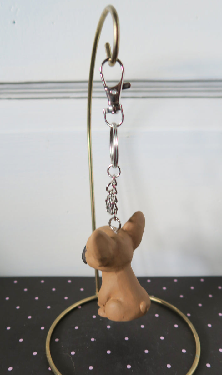 French Bulldog Hand made Resin Key chain – Furever Clay