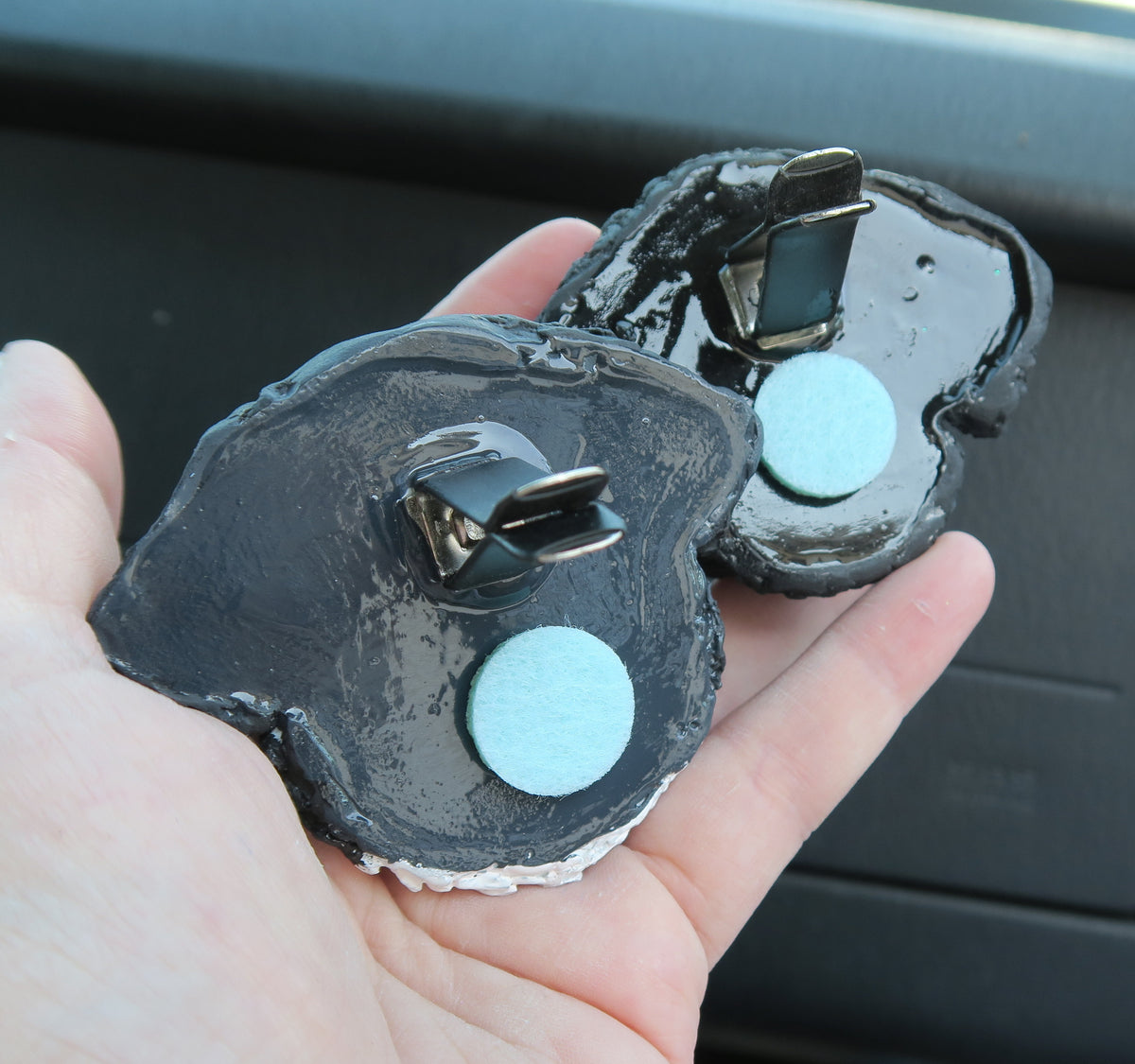 Labradoodle or other Doodle Car Vent Clip with Diffuser Option Hand Made Collectible