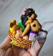 Load image into Gallery viewer, RESERVED for Sandi Hand sculpted Clay Collectible Cavalier King Charles Spaniel