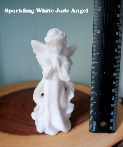 White Jade Crystal Angel