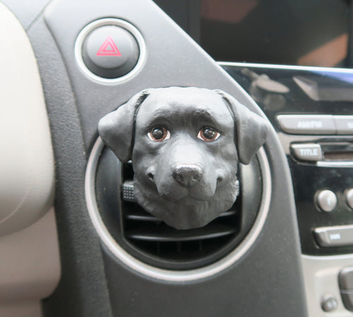 Labrador Retriever Car Vent Clip with Diffuser Option Hand Made Collectible