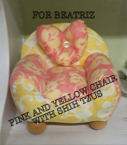 RESERVED FOR BEATRIZ D. ORDER- Favorite Chair Hand sculpted Clay Collectible