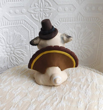Load image into Gallery viewer, Thanksgiving Give Thanks &quot;turkey&quot; Pug  Hand Sculpted Collectible