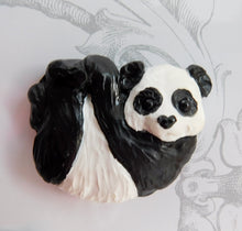Load image into Gallery viewer, Set of 4 Panda Magnets - Furever Clay
