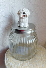 Load image into Gallery viewer, Old English Sheepdog Treat Jar - Furever Clay