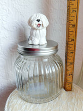 Load image into Gallery viewer, Old English Sheepdog Treat Jar - Furever Clay