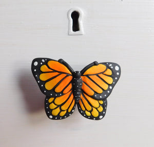 Butterfly Cabinet Drawer Pull Handles Knobs Hardware - Furever Clay