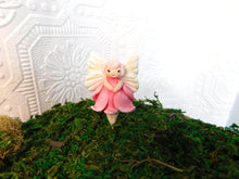 Load image into Gallery viewer, Fairy Garden Pink flower Fairy - Furever Clay