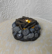 Load image into Gallery viewer, Fairy Garden/ Dollhouse Light up firepit - Furever Clay