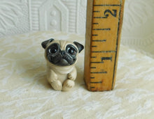Load image into Gallery viewer, Pocket Pug Hand sculpted Clay Collectible