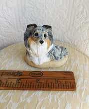 Load image into Gallery viewer, Blue Merle Sheltie Sculpture - Furever Clay