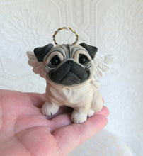 Load image into Gallery viewer, RESERVED FOR Catherine 2 Pug items Hand sculpted Clay Collectibles