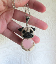 Load image into Gallery viewer, RESERVED FOR Catherine 2 Pug items Hand sculpted Clay Collectibles