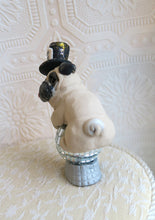 Load image into Gallery viewer, Happy New Year Pug Hand Sculpted Collectible