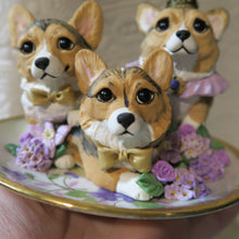 Load image into Gallery viewer, Special Order Corgis Hand sculpted Clay Collectible piece