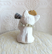 Load image into Gallery viewer, Happy New Year West Highland White Terrier Hand Sculpted Collectible