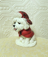 Load image into Gallery viewer, Winter Snow Havanese or Coton de Tulear Cutie Hand Sculpted Collectible