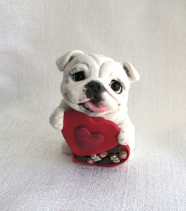 *ORDER for Rose* Hand Sculpted Collectible Bulldog