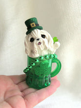 Load image into Gallery viewer, St. Patrick&#39;s Day Maltese Hand Sculpted Collectible