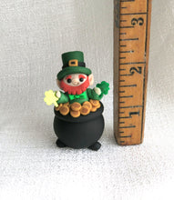 Load image into Gallery viewer, St. Patrick&#39;s Day Mini Leprechaun Hand Sculpted Collectible