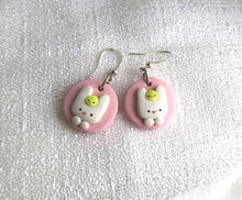 Load image into Gallery viewer, Spring Bunny &amp; Chick Earrings Clay Sculpted Jewelry