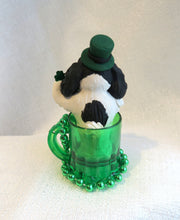 Load image into Gallery viewer, St. Patrick&#39;s Day Cavalier King Charles Spaniel Hand Sculpted Collectible