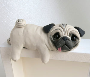 Lazy Fawn Pug Collectible Shelf sitter
