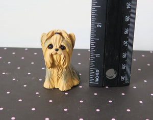 Mini Yorkshire Terrier Handmade Resin Collectible