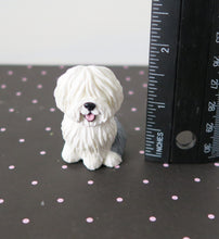 Load image into Gallery viewer, Mini Old English Sheepdog Handmade Resin Collectible