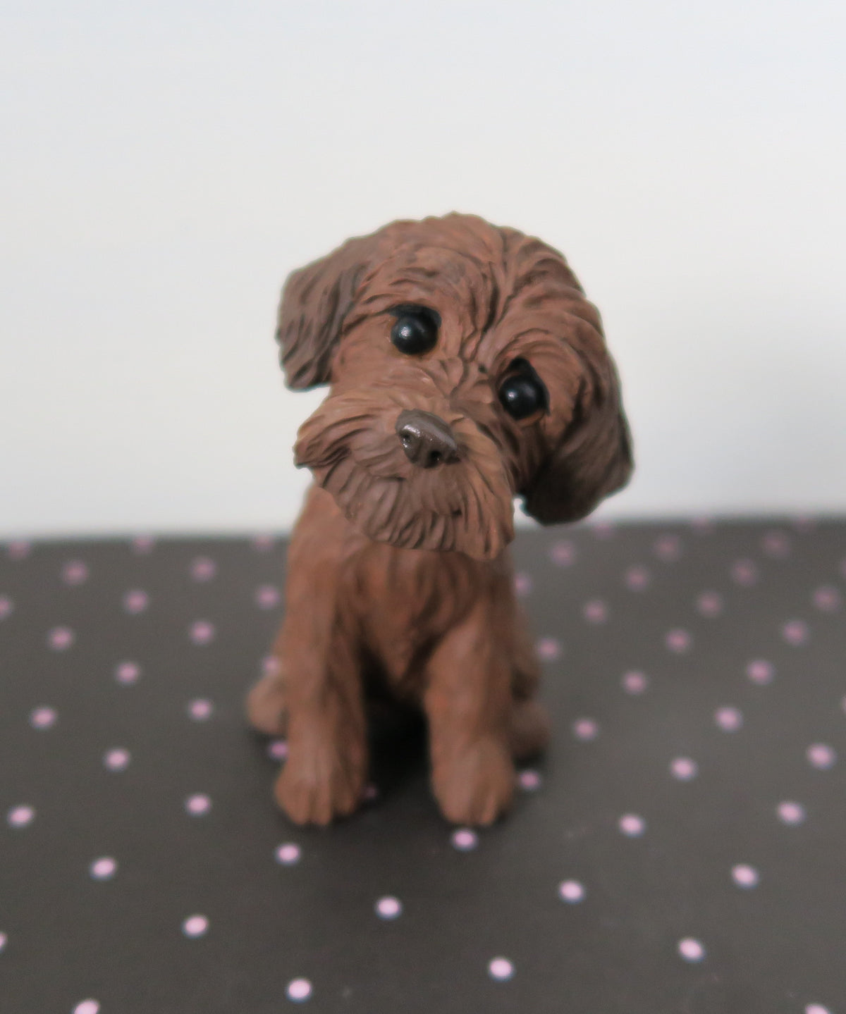 "Chocolate" Brown Doodle, Goldendoodle, Labradoodle, any Poodle mix Handmade Resin Collectible