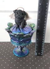 Load image into Gallery viewer, Pug Angel Trinket Box, Jewelry box or special keepsake Urn Hand Sculpted Collectible
