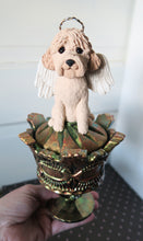 Load image into Gallery viewer, Doodle Angel Trinket Box, Jewelry box or special keepsake Urn Hand Sculpted Collectible