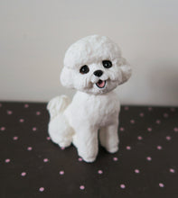 Load image into Gallery viewer, Bichon Frise Handmade Resin Collectible