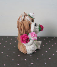 Load image into Gallery viewer, Havanese with Roses Hand Sculpted Collectible