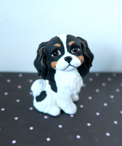 Cavalier King Charles Spanial Handmade Resin Collectible