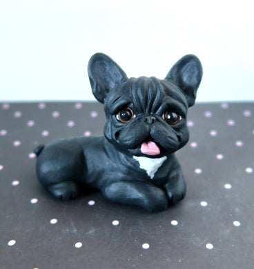 French Bulldog Hand made Resin Collectible