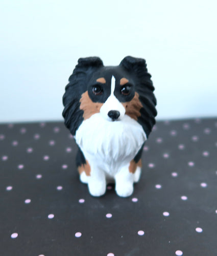 Shetland Sheepdog Handmade Resin Sheltie Collectible