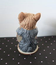 Load image into Gallery viewer, Yorkshire Terrier Best Dog Dad Ever Hand Sculpted Collectible