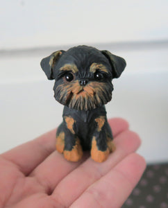 Brussels Griffon Handmade Resin Collectible
