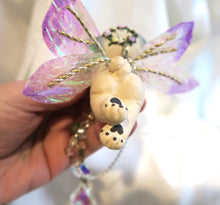 Load image into Gallery viewer, Fairy Pug Sun Catcher Sculpted Mixed Media Collectible