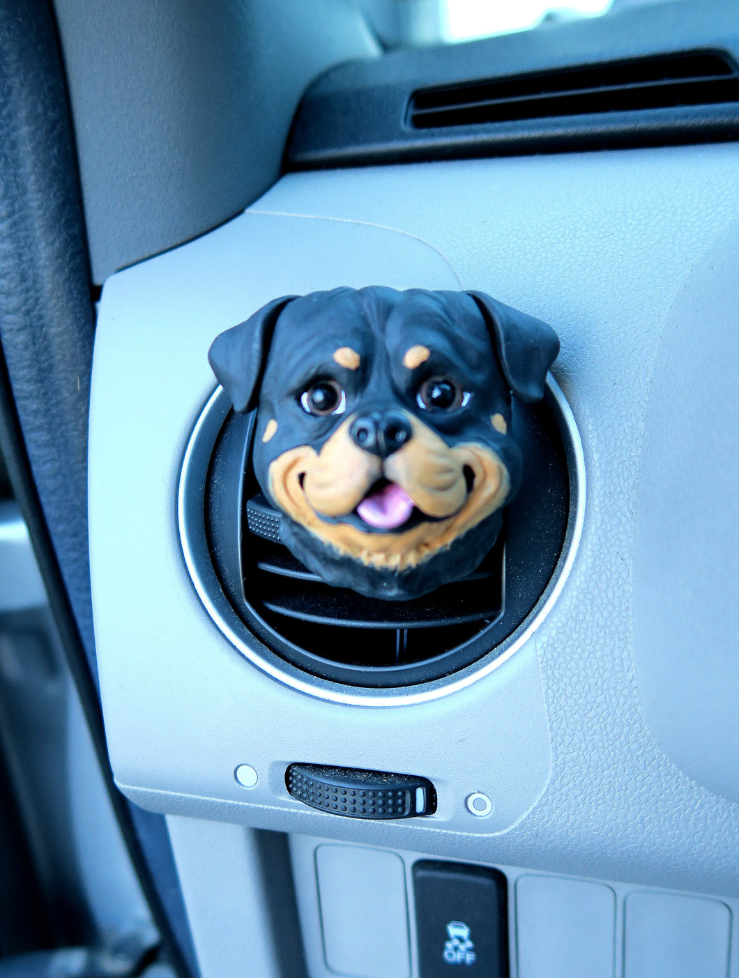 Rottweiler Car Vent Clip with Diffuser Option Hand Made Collectible