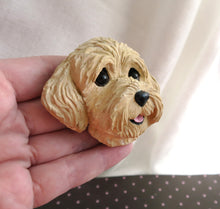 Load image into Gallery viewer, Goldendoodle Car Vent Clip with Diffuser Option Hand Made Collectible