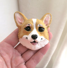 Load image into Gallery viewer, Corgi Car Vent Clip with Diffuser Option Hand Made Collectible