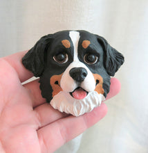 Load image into Gallery viewer, Bernese Mountain Dog Car Vent Clip with Diffuser Option Hand Made Collectible