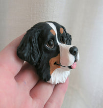 Load image into Gallery viewer, Bernese Mountain Dog Car Vent Clip with Diffuser Option Hand Made Collectible