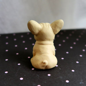 Mini French Bulldog Handmade Resin Collectible Miniature