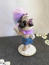 Load image into Gallery viewer, Cotton Candy  Pug Hand sculpted Furever Clay Collectible