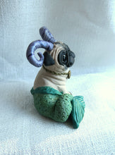 Load image into Gallery viewer, Capricorn Pug Hand Sculpted Zodiac Astrology Furever Clay Collectible